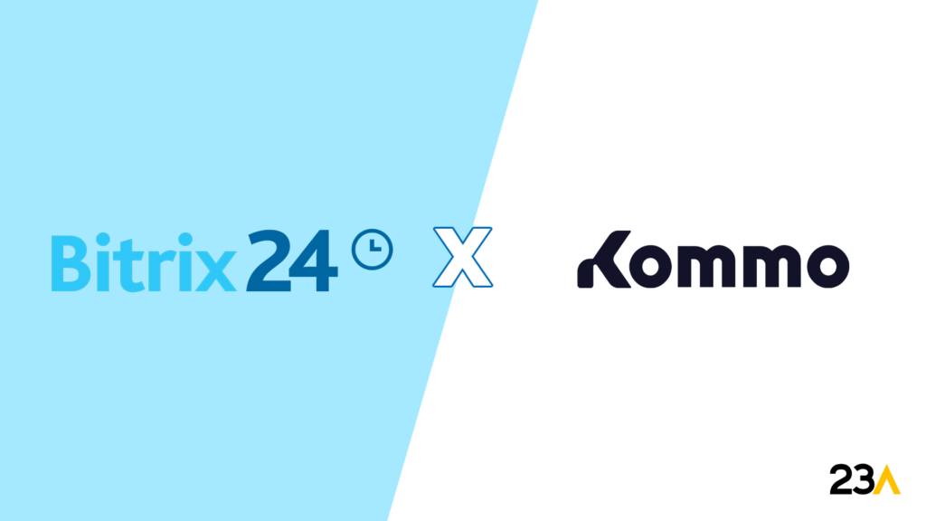 Capa do artigo Bitrix24 ou Kommo CRM? Entenda qual a plataforma que acompanha o crescimento da sua empresa | 23A Digital